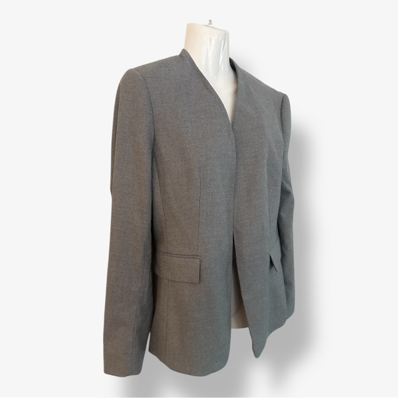 NWT RW&CO. Gray Women's Open Blazer size 10 - Picture 13 of 13